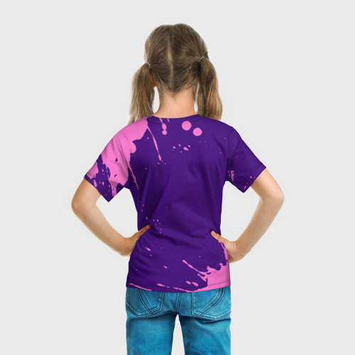 Детская футболка 3D Вера единорог с сердечком, цвет 3D печать - фото 6