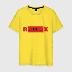 Мужская футболка хлопок Roblox деталь