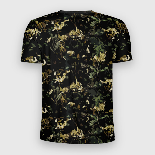 Мужская футболка 3D Slim с принтом Орел солдат, вид сзади #1