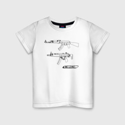 Детская футболка хлопок CS white g. by Boostuff