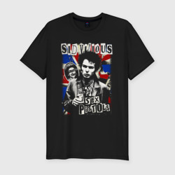 Мужская футболка хлопок Slim Sex Pistols Sid