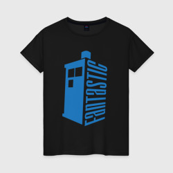 Женская футболка хлопок Fantastic tardis