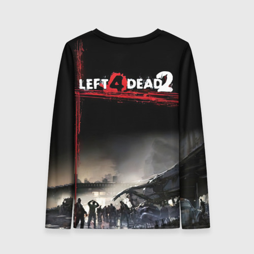 Женский лонгслив 3D Left 4 dead ночной город, цвет 3D печать - фото 2