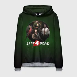 Мужская толстовка 3D Left 4 dead команда