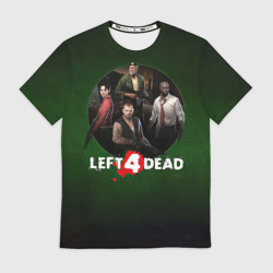 Мужская футболка 3D Left 4 dead команда