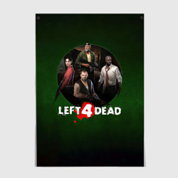 Постер Left 4 dead команда