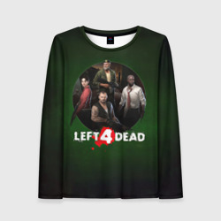 Женский лонгслив 3D Left 4 dead команда