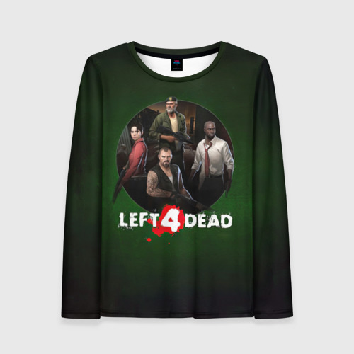 Женский лонгслив 3D Left 4 dead команда, цвет 3D печать