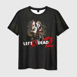 Мужская футболка 3D Left 4 dead 2 команда