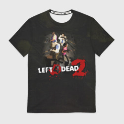 Мужская футболка 3D Left 4 dead 2 команда