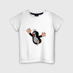 Детская футболка хлопок Чешский крот из мультика