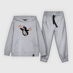 Детский костюм с толстовкой хлопок Чешский крот из мультика