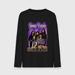 Мужской лонгслив хлопок Deep Purple rock