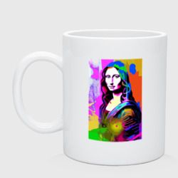 Кружка керамическая Mona Lisa - Gioconda painting