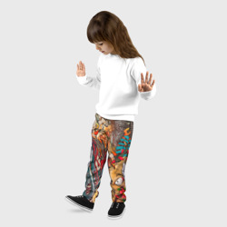 Детские брюки 3D Иредзуми: демон и дракон - фото 2