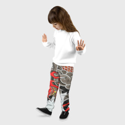 Детские брюки 3D Иредзуми: дракон в дыму - фото 2