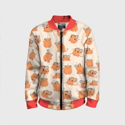 Детский бомбер 3D Человек-бензопила - Почита и хлебушек