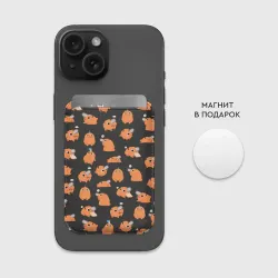 Картхолдер Magsafe магнитный Chainsaw Man - Почита паттерн - фото 2