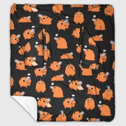 Плед с рукавами Chainsaw Man - Почита паттерн