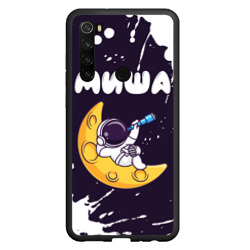 Миша космонавт отдыхает на Луне – Чехол для Xiaomi Redmi Note 8 с принтом купить