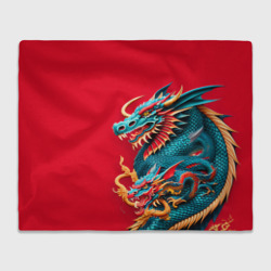 Плед 3D Japanese dragon - irezumi