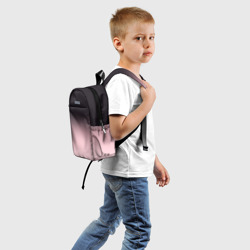 Детский рюкзак 3D Градиент: от черного к розовому - фото 2