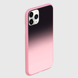 Чехол для iPhone 11 Pro Max матовый Градиент: от черного к розовому - фото 2