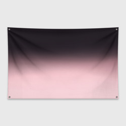Флаг-баннер Градиент: от черного к розовому