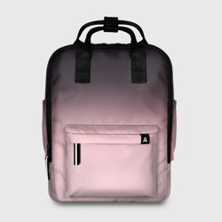 Женский рюкзак 3D Градиент: от черного к розовому