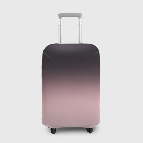 Чехол для чемодана 3D Градиент: от черного к розовому, цвет 3D печать