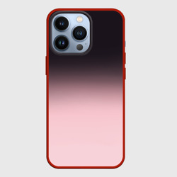 Чехол для iPhone 13 Pro Градиент: от черного к розовому