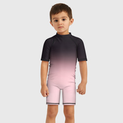 Детский купальный костюм 3D Градиент: от черного к розовому - фото 2