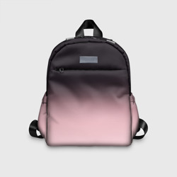 Детский рюкзак 3D Градиент: от черного к розовому
