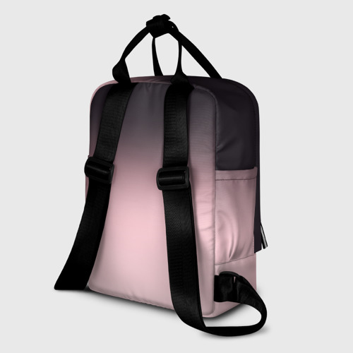 Женский рюкзак 3D Градиент: от черного к розовому - фото 5