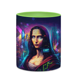 Кружка с полной запечаткой Cyberpunk Mona Lisa - фото 2
