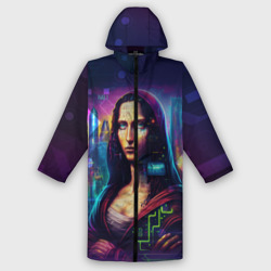 Женский дождевик 3D Cyberpunk Mona Lisa