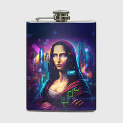 Фляга Cyberpunk Mona Lisa