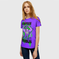 Женская футболка 3D Капитан Фиддлс - фото 2
