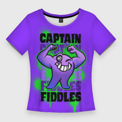 Женская футболка 3D Slim Капитан Фиддлс