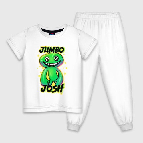 Детская пижама из хлопка с принтом Jumbo Josh, вид спереди №1
