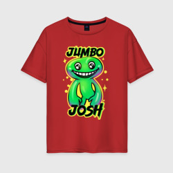 Женская футболка хлопок Oversize Jumbo Josh