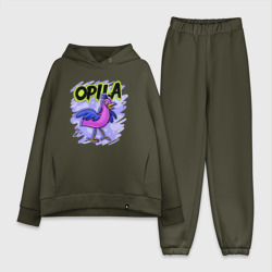 Женский костюм хлопок Oversize Opila Bird