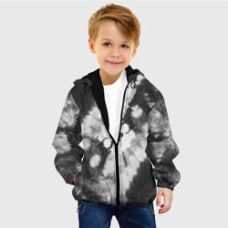 Детская куртка 3D Черно-белый тай-дай - фото 2