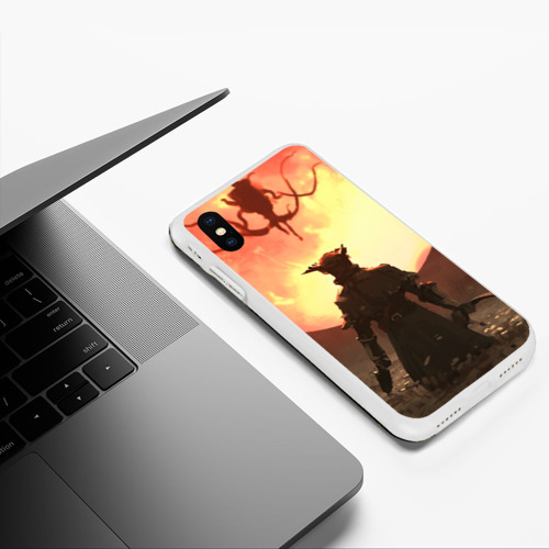 Чехол для iPhone XS Max матовый Охотник против сущности, цвет белый - фото 5