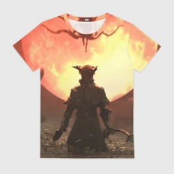 Женская футболка 3D Охотник против сущности