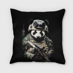 Подушка 3D Медведь панда солдат спецназа