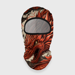 Балаклава 3D Японский краcный дракон
