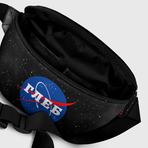 Поясная сумка 3D с принтом Глеб Наса космос, фото #6