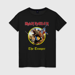 Женская футболка хлопок The trooper Iron Maiden