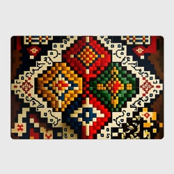 Магнитный плакат 3Х2 Русский узор крестиком